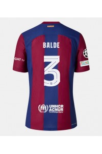 Fotbalové Dres Barcelona Alejandro Balde #3 Dámské Domácí Oblečení 2023-24 Krátký Rukáv